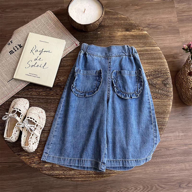 2- Piece Baby Toddler Girls Vest Denim Set