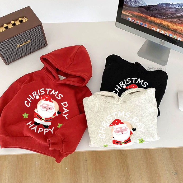 Baby Toddler Christmas Santa Print Sweatshirt