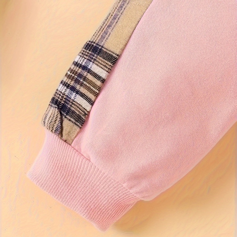 2-Piece Baby Plaid Bear Sweater Set