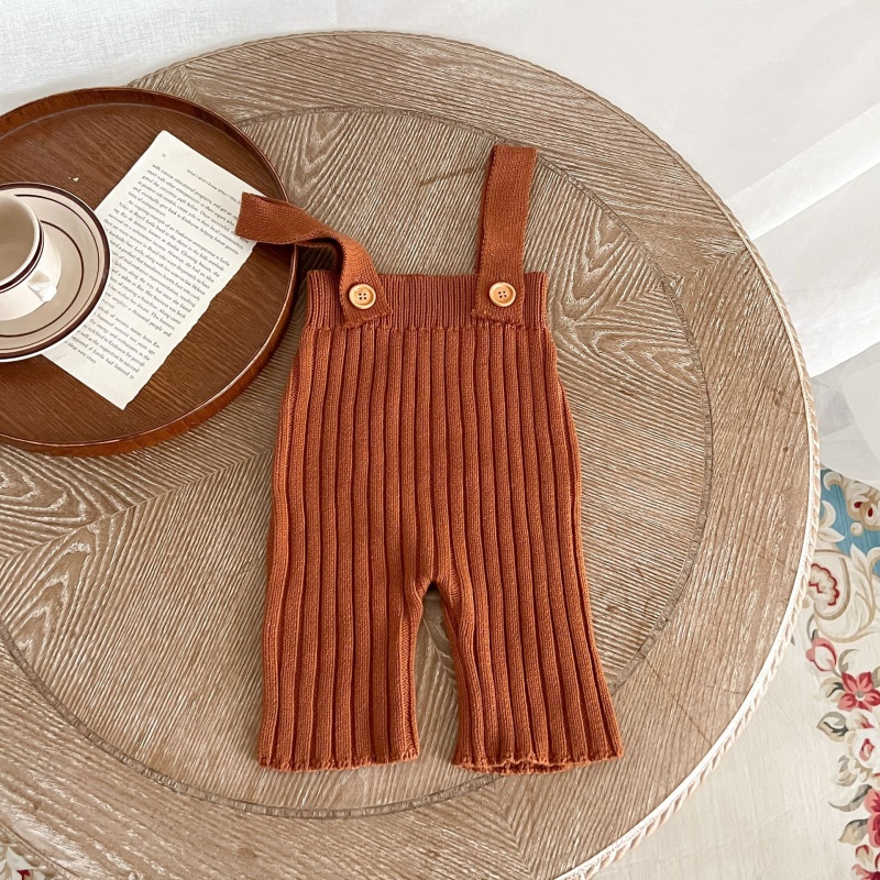 Baby Toddler Knitted Sweater Overalls