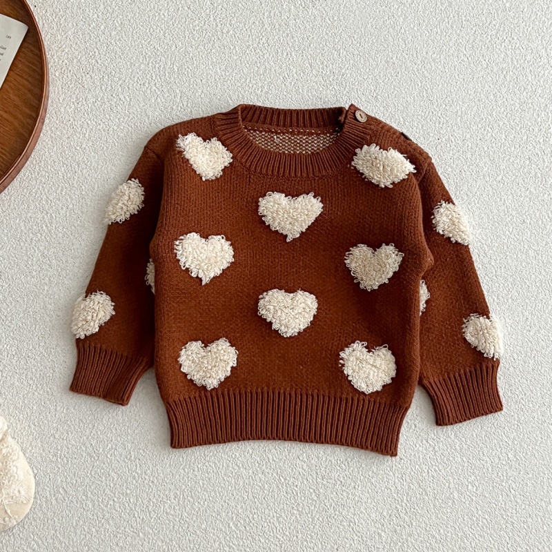 Baby Toddler Girl 3D Love Sweater