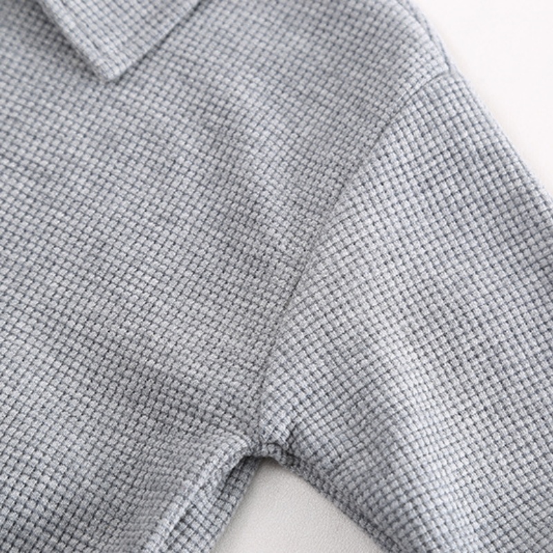 2-Piece Baby Toddler Waffle Sweatshirt Set