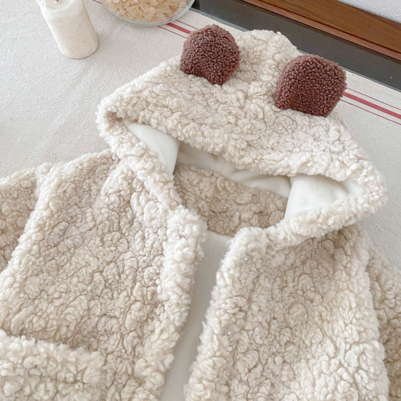 Bear Ears Baby Toddler Warm Outwear