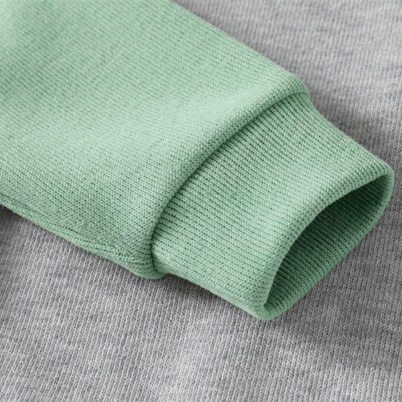 Baby Color Block Polo Neck Sweatshirt