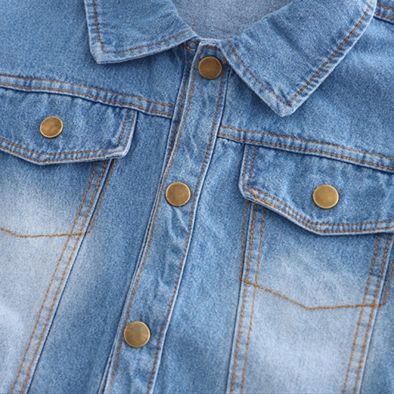 3-Piece Baby Toddler Gradient Denim Set