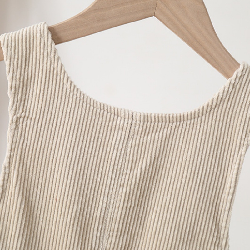 Baby Toddler Fleece-Lined Corduroy Bear-Print Overalls