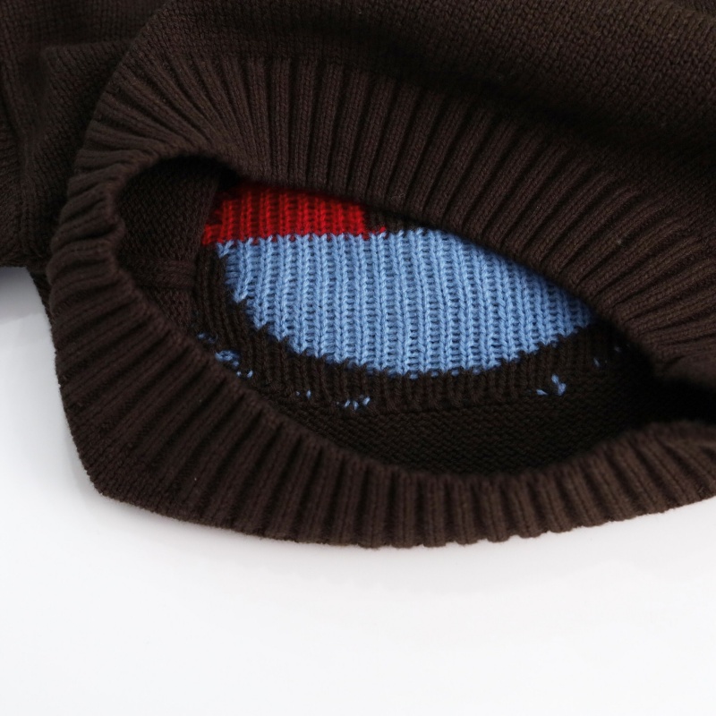 Baby Toddler Smiley Face Jacquard Sweater