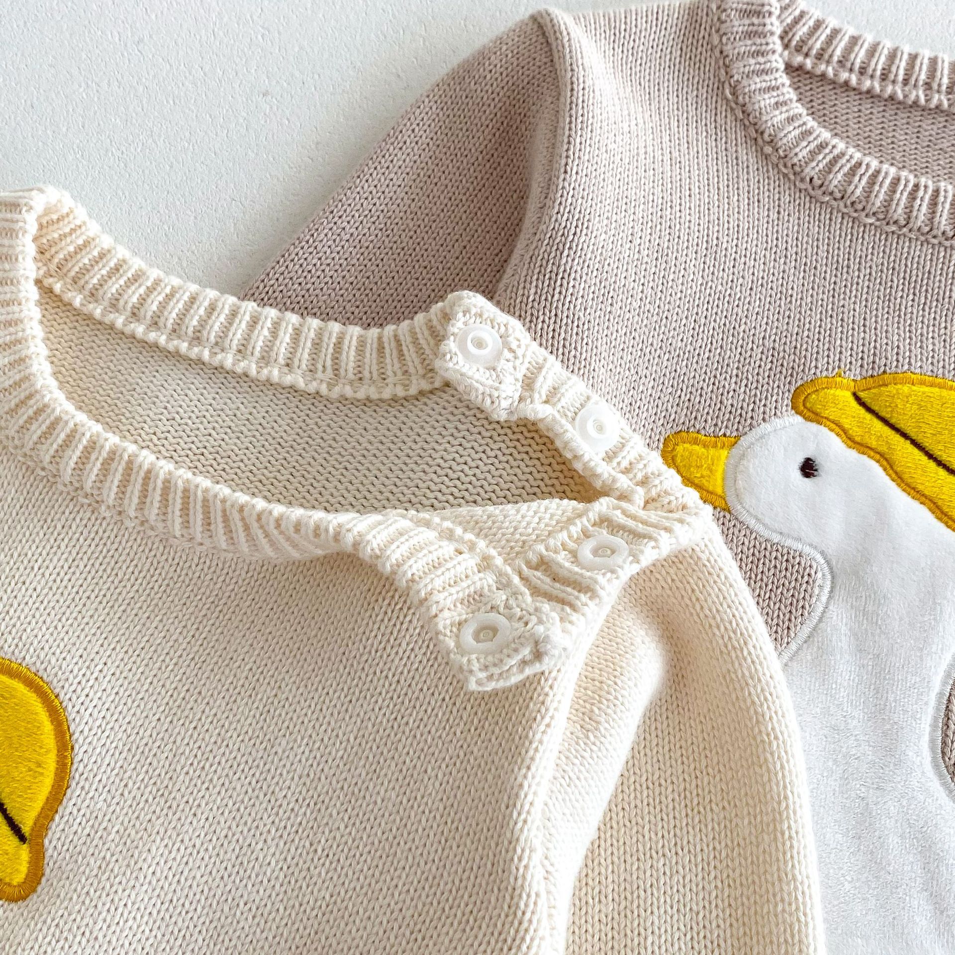 Baby Knitted Duck Jumpsuit