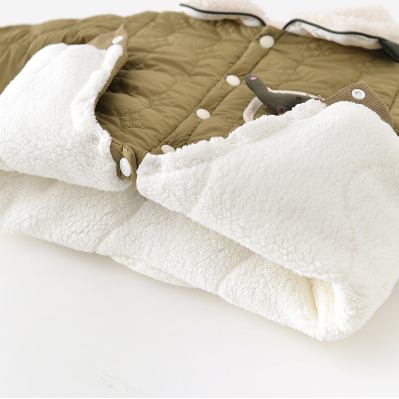 Baby  Dinosaur Fleece Romper(Includes bag)