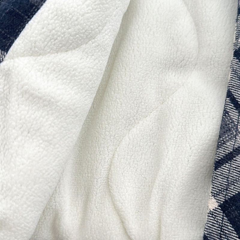 Baby Kids' Boy Plaid Quilted Jacket