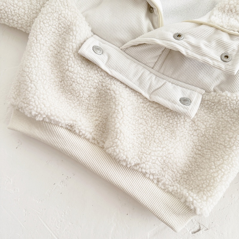 Baby Toddler Lambswool Patchwork Fleece Sweatshirt