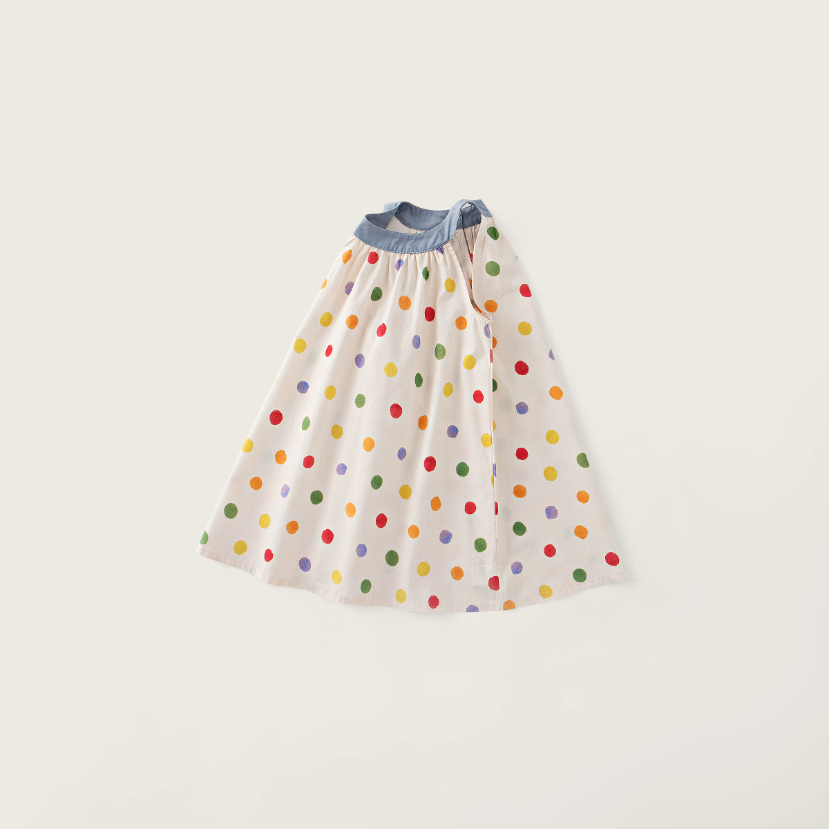 Toddler Girl Polka Dot Soft Cotton Dress