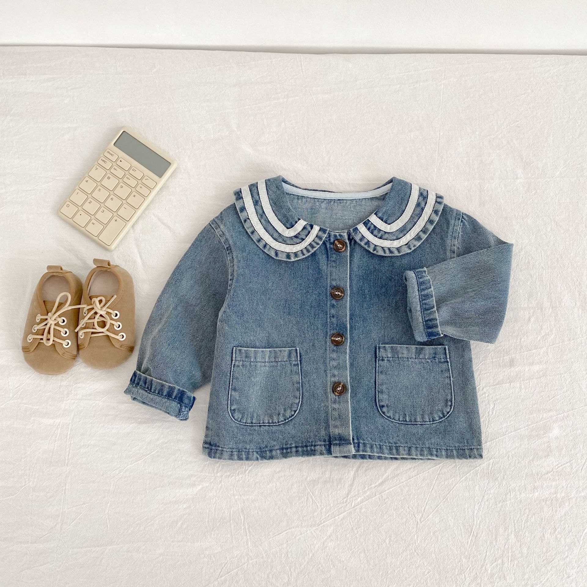 Baby & Toddler Lapel Denim Jacket