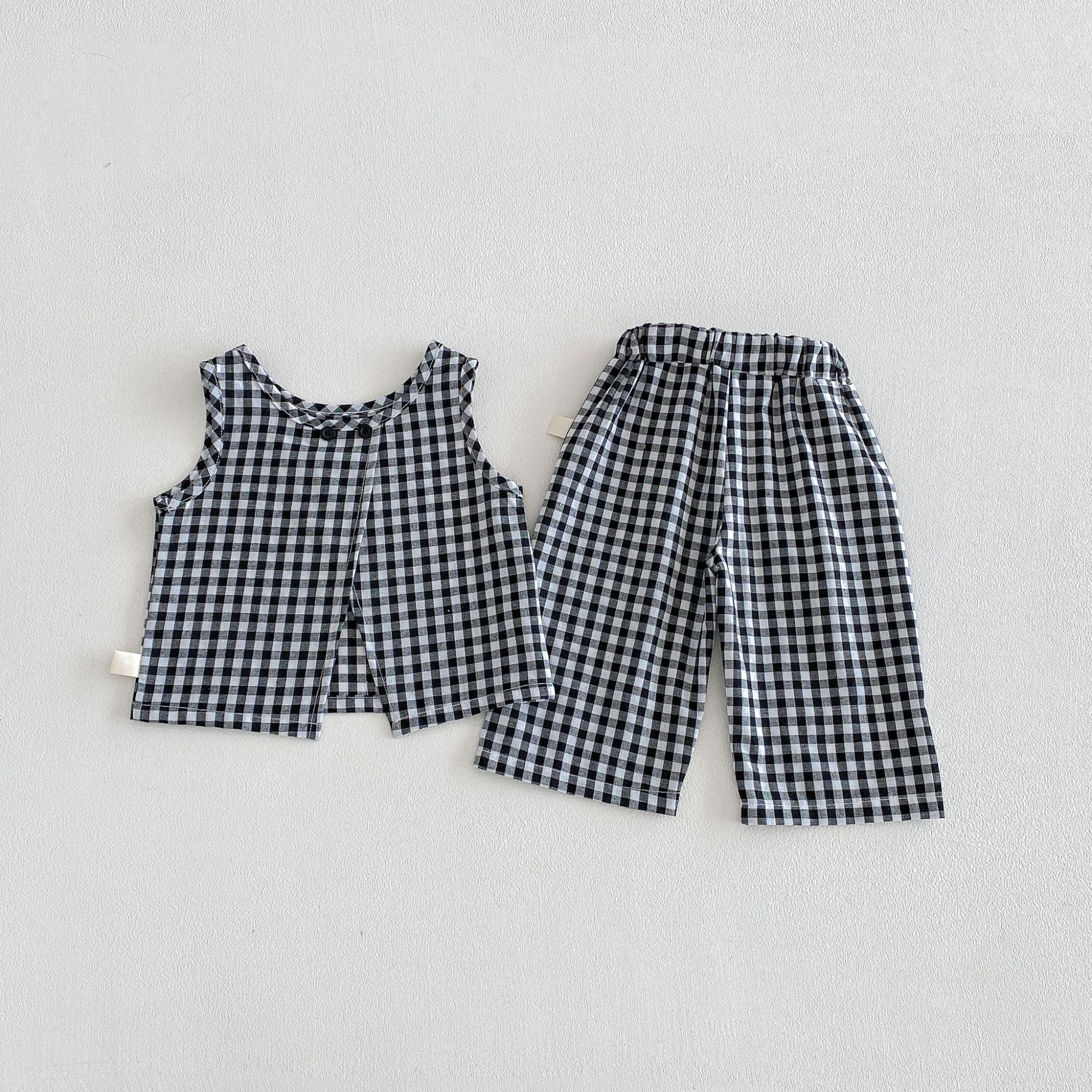 Baby Toddler Plaid 2-Piece Set