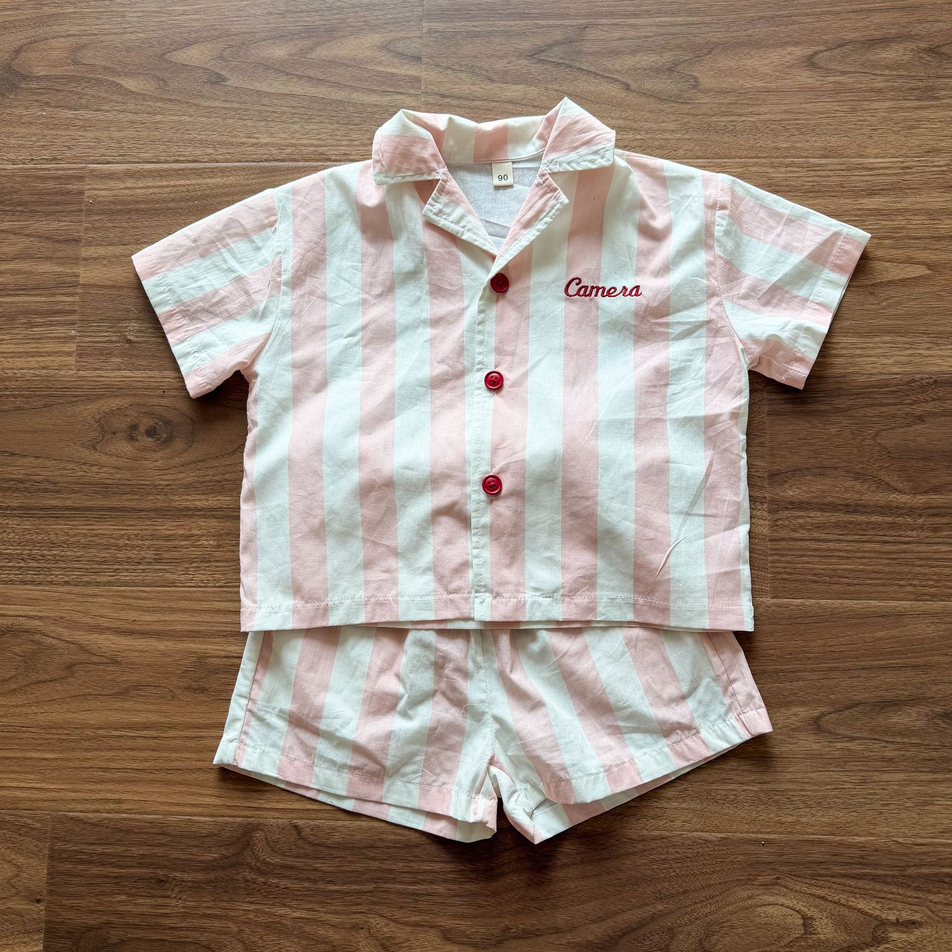 2-Piece Toddler Striped Pajama Set