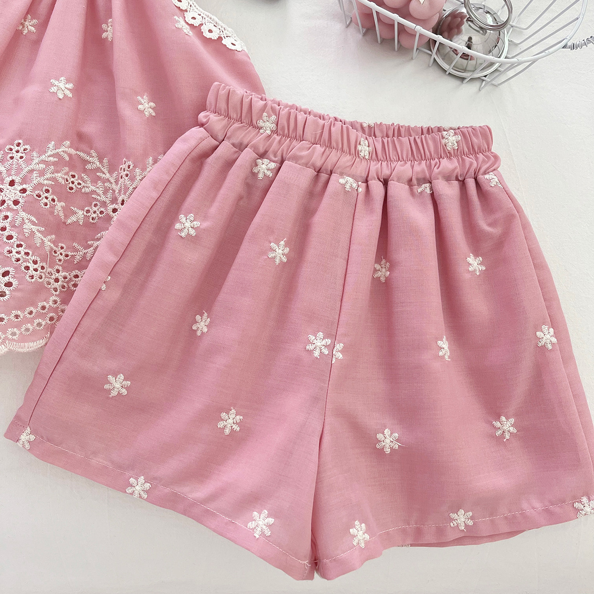 Baby& Kid Sleeveless Vest Top and Pants Set
