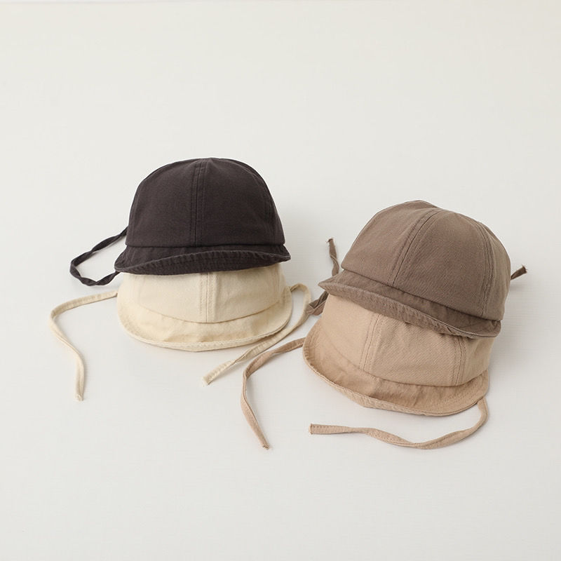 Baby Solid Color Duckbill Fisherman Hat