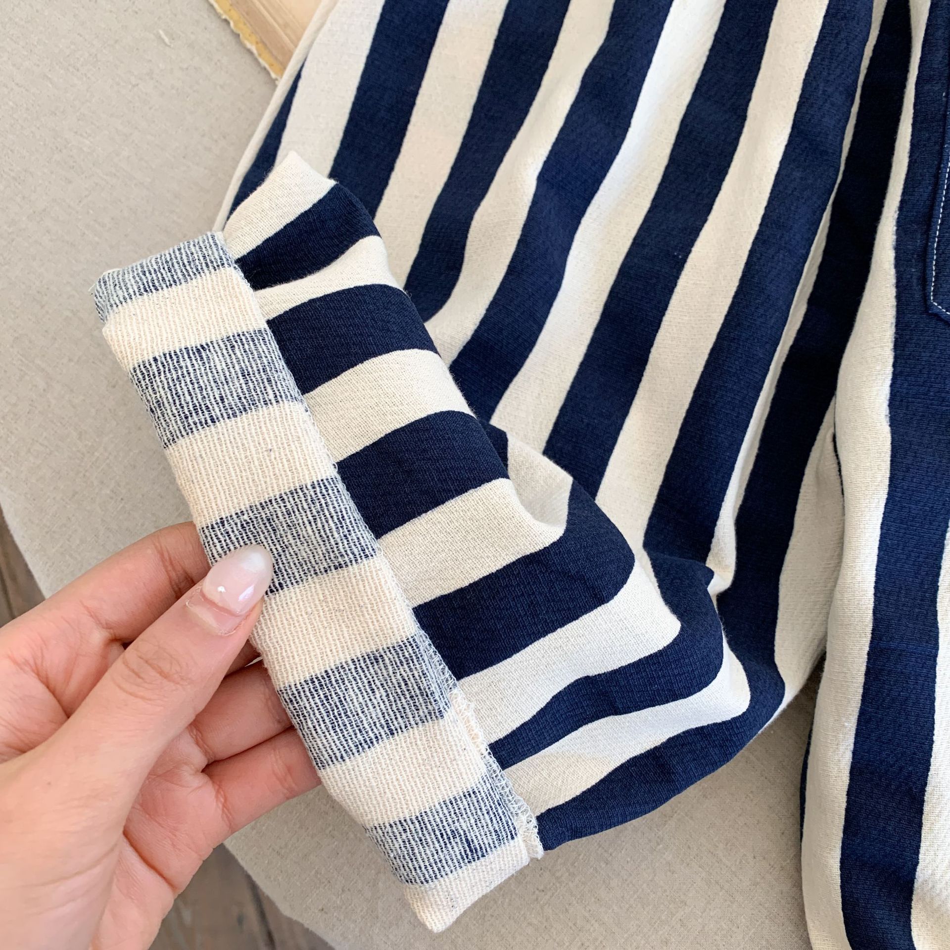 Kids Vertical Stripe Pants