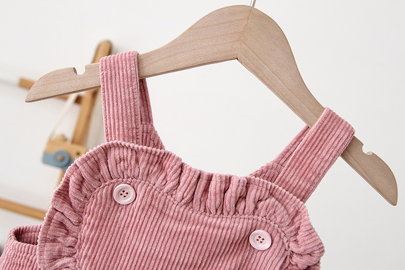 Baby Toddler Heart Fleecing Overalls