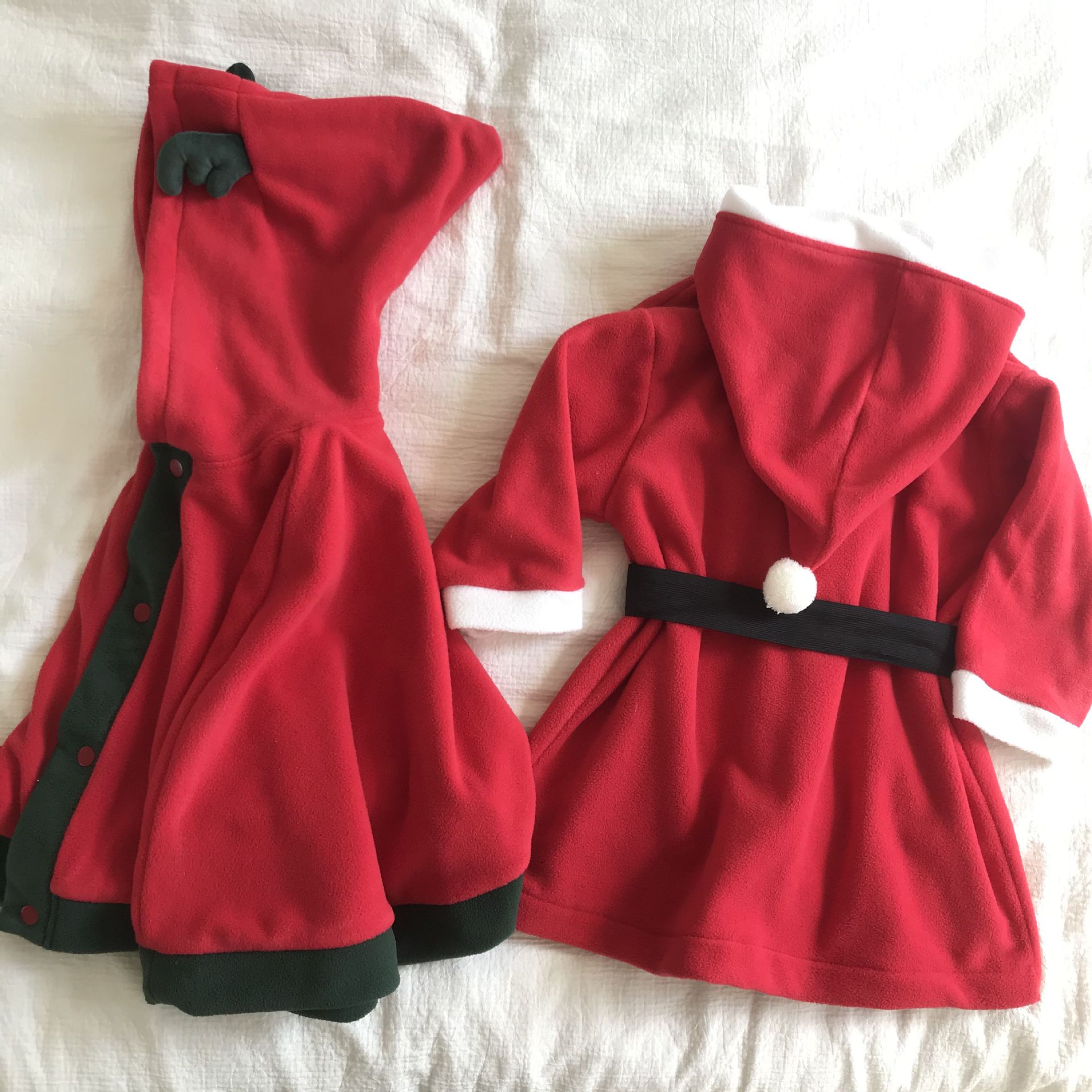 Kids Christmas Hooded Cape Outerwear
