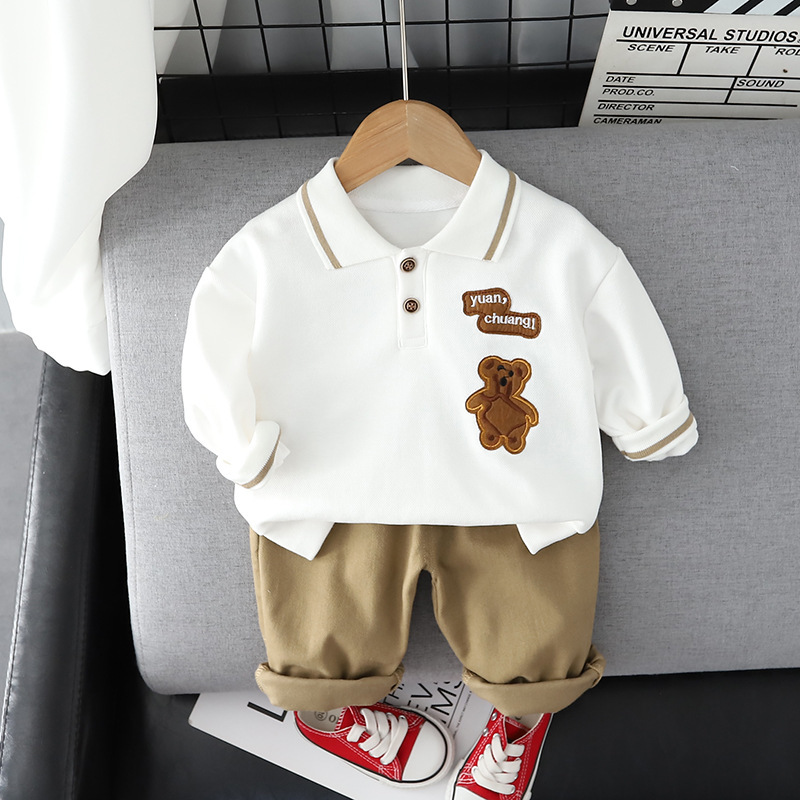 2-Piece Baby Toddler Bear Casual Set