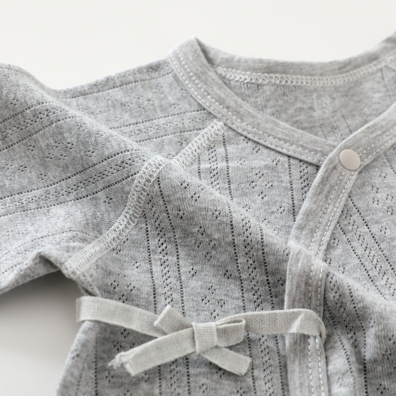 Baby Newborn Tie-Up Romper