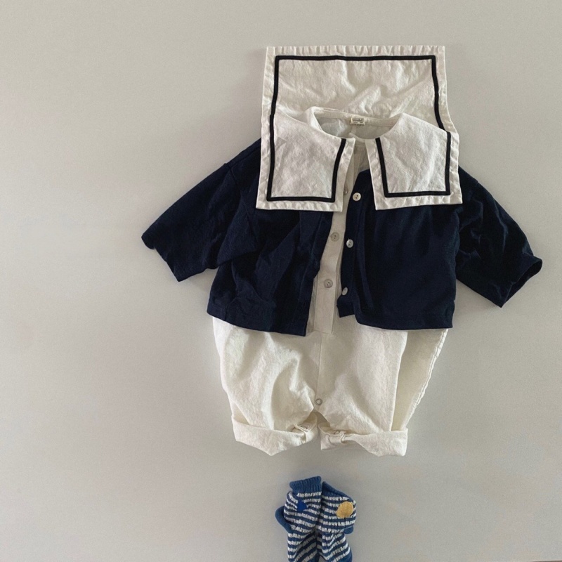 Baby Navy Style Romper