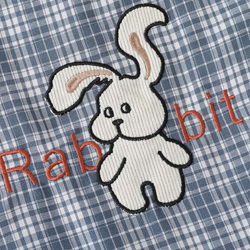 Baby Rabbit Print Thermal Romper