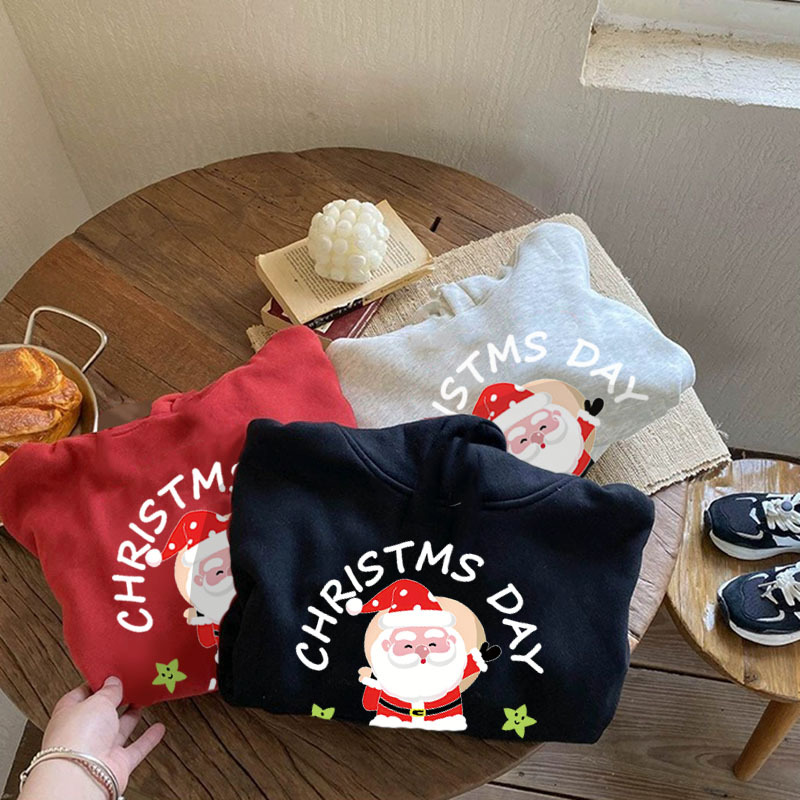 Baby Toddler Christmas Santa Print Sweatshirt