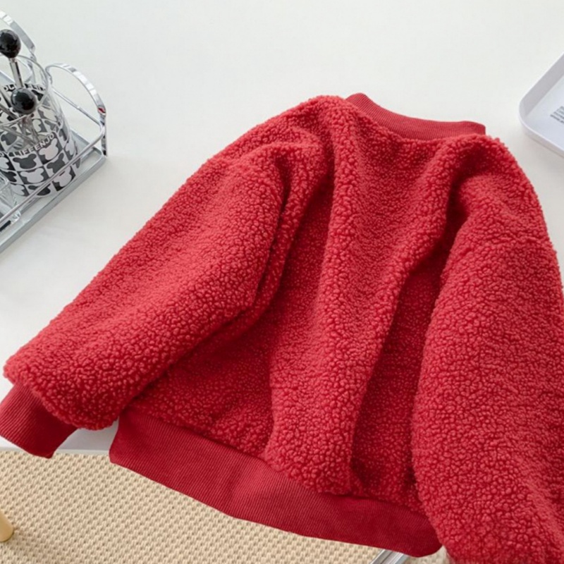 Christmas Baby Toddler Wool Lamb Sweatshirt