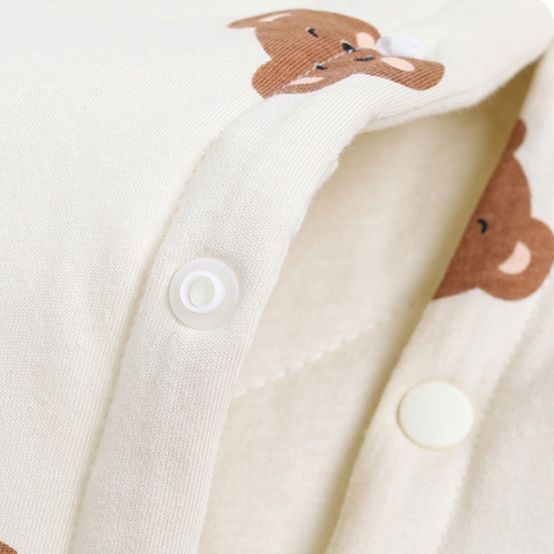 Cute Bear Baby Newborn Colorblock Romper