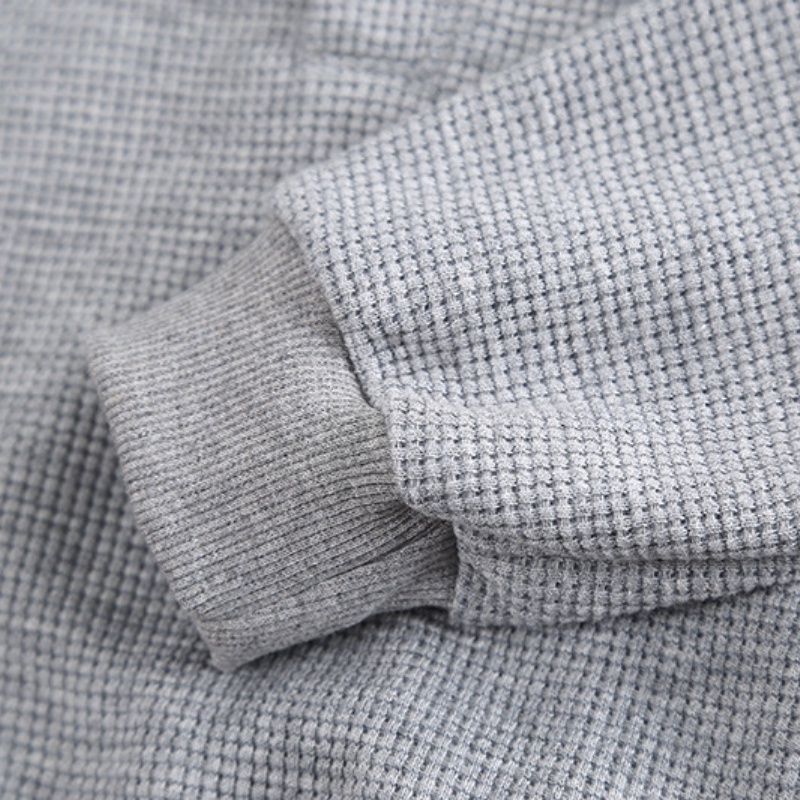 2-Piece Baby Toddler Waffle Sweatshirt Set