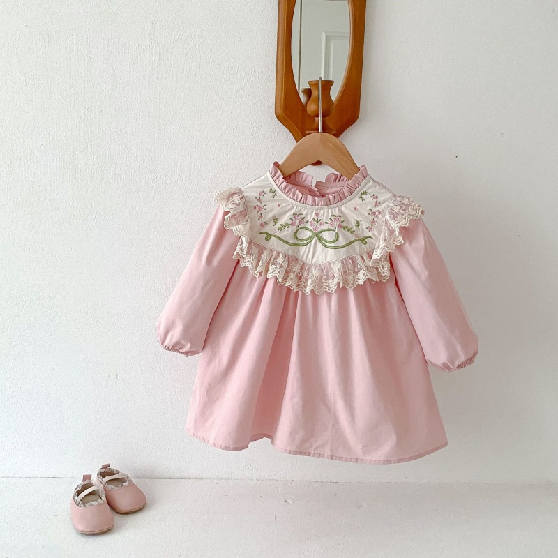 Baby Toddler Girls Pink Floral Dress