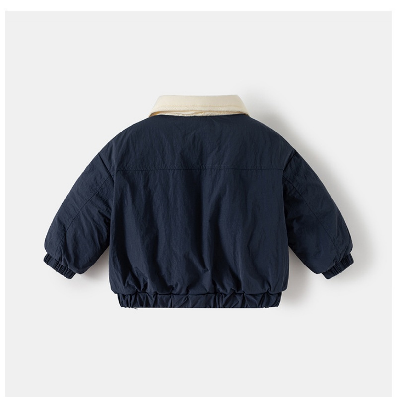 Baby Kids' Boy Color-Blocked Cotton Jacket
