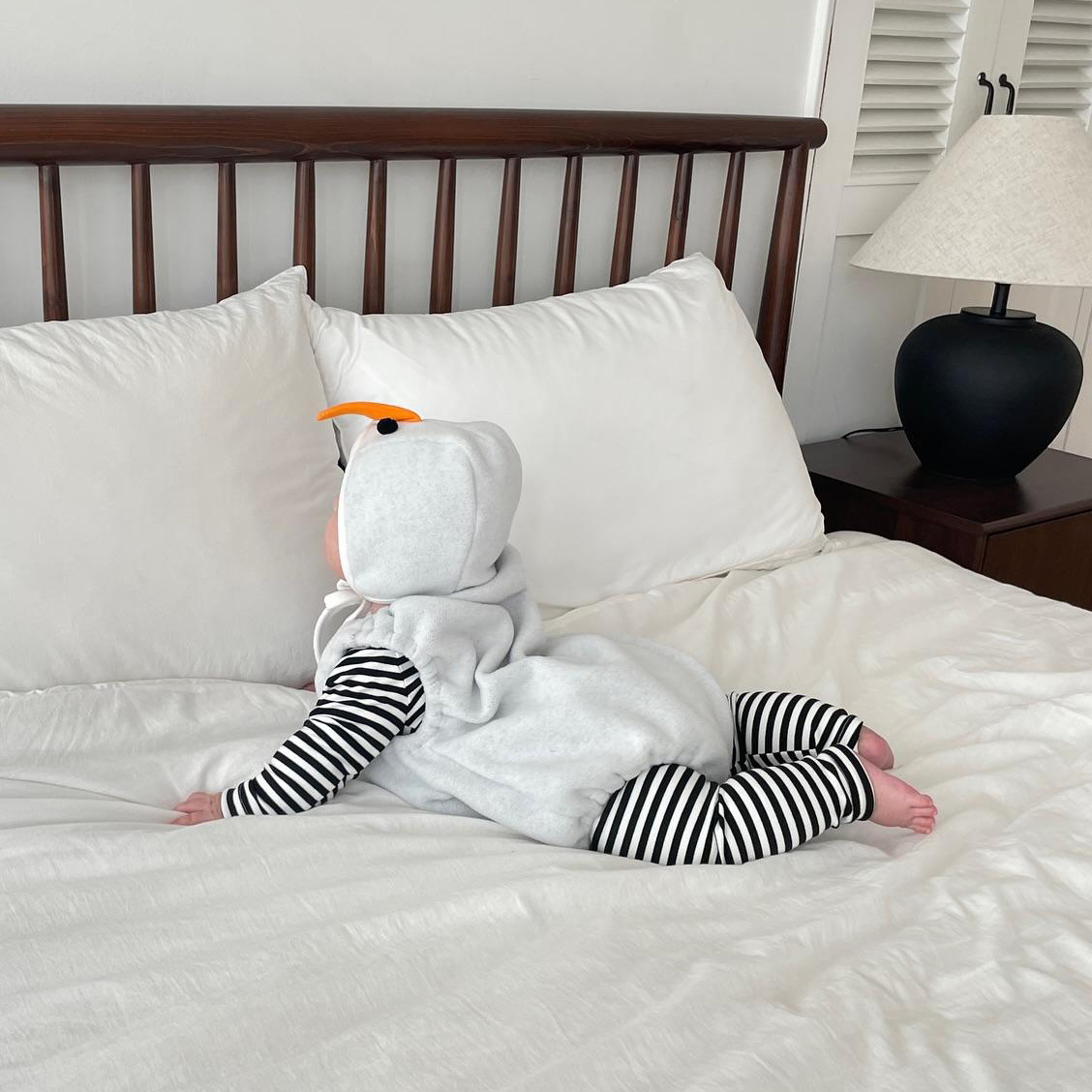 Baby Christmas Vest Hooded Romper