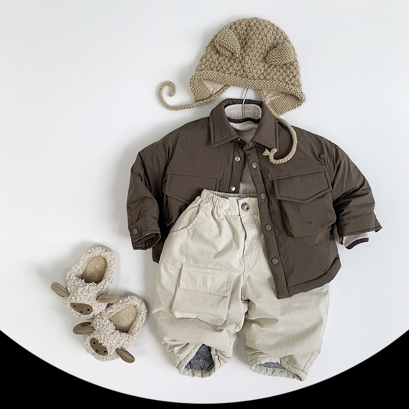 Baby & Kids Warm Thickened Work Pants