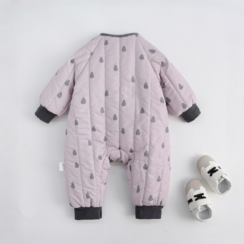 Baby Print Snap-Front Romper