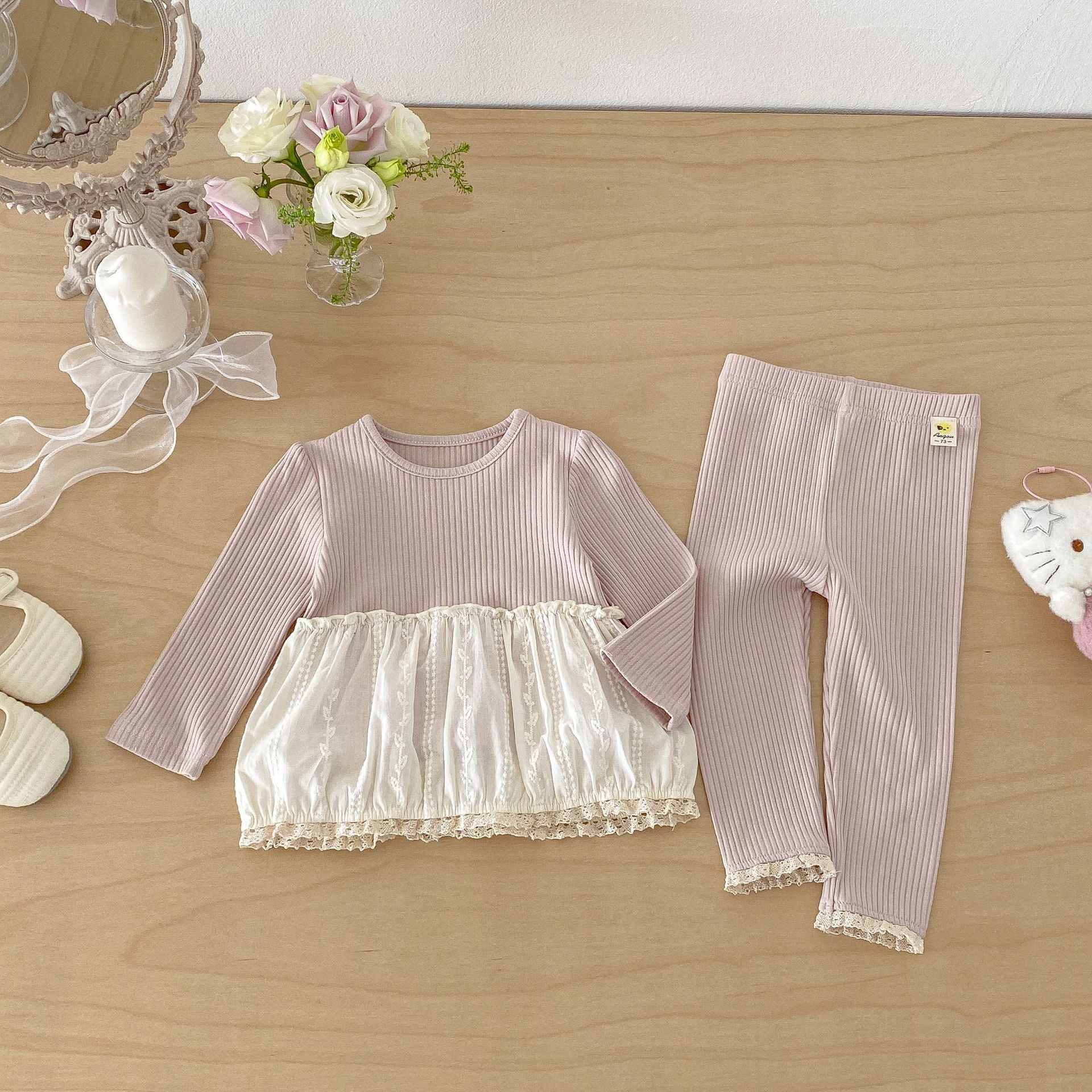 Baby Toddler Girl Lace 2-Piece Sets