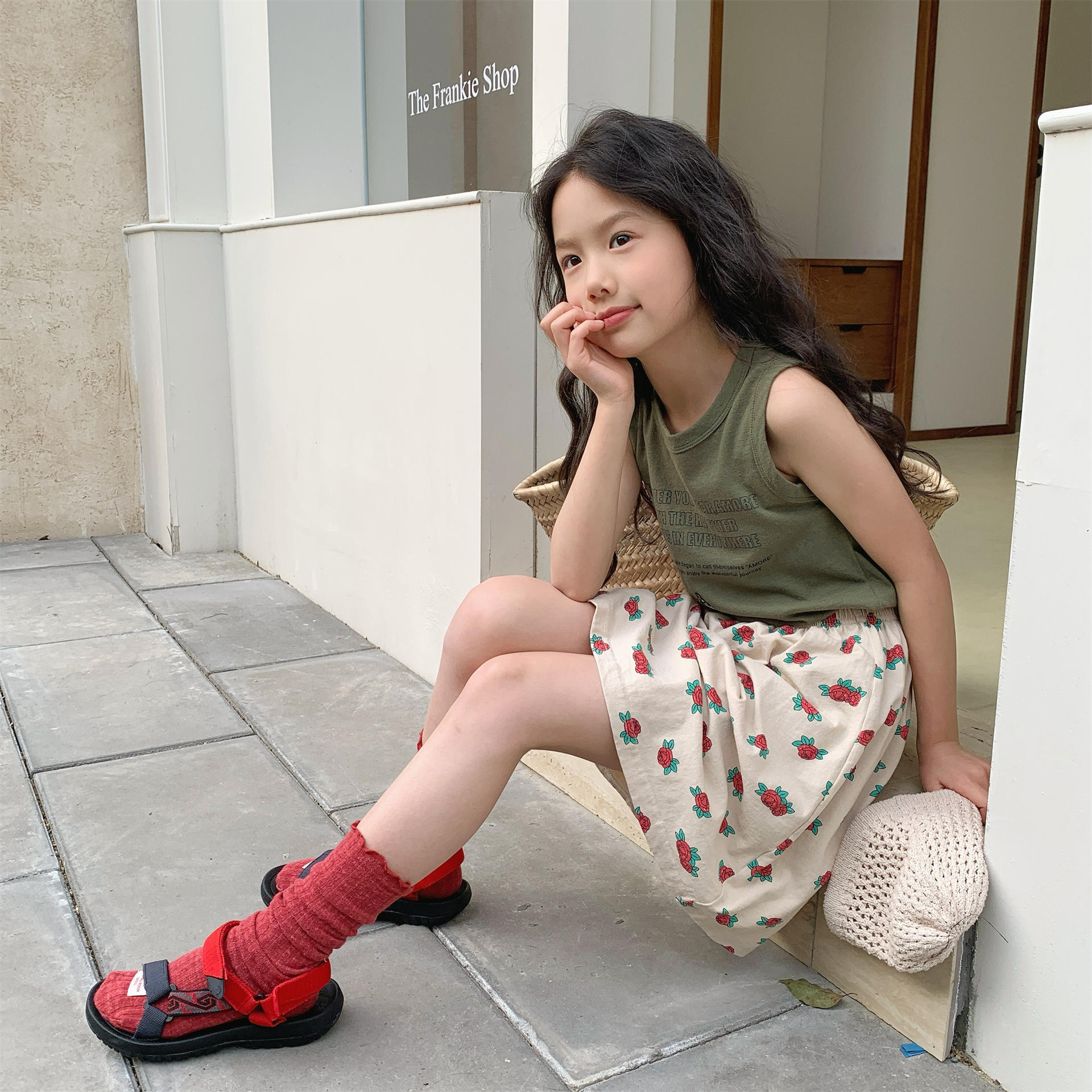 Kids Rose Casual Dress