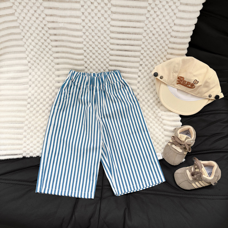 Baby & Kid Penguin Crew Neck Sweatshirt and Stripe Pants Set