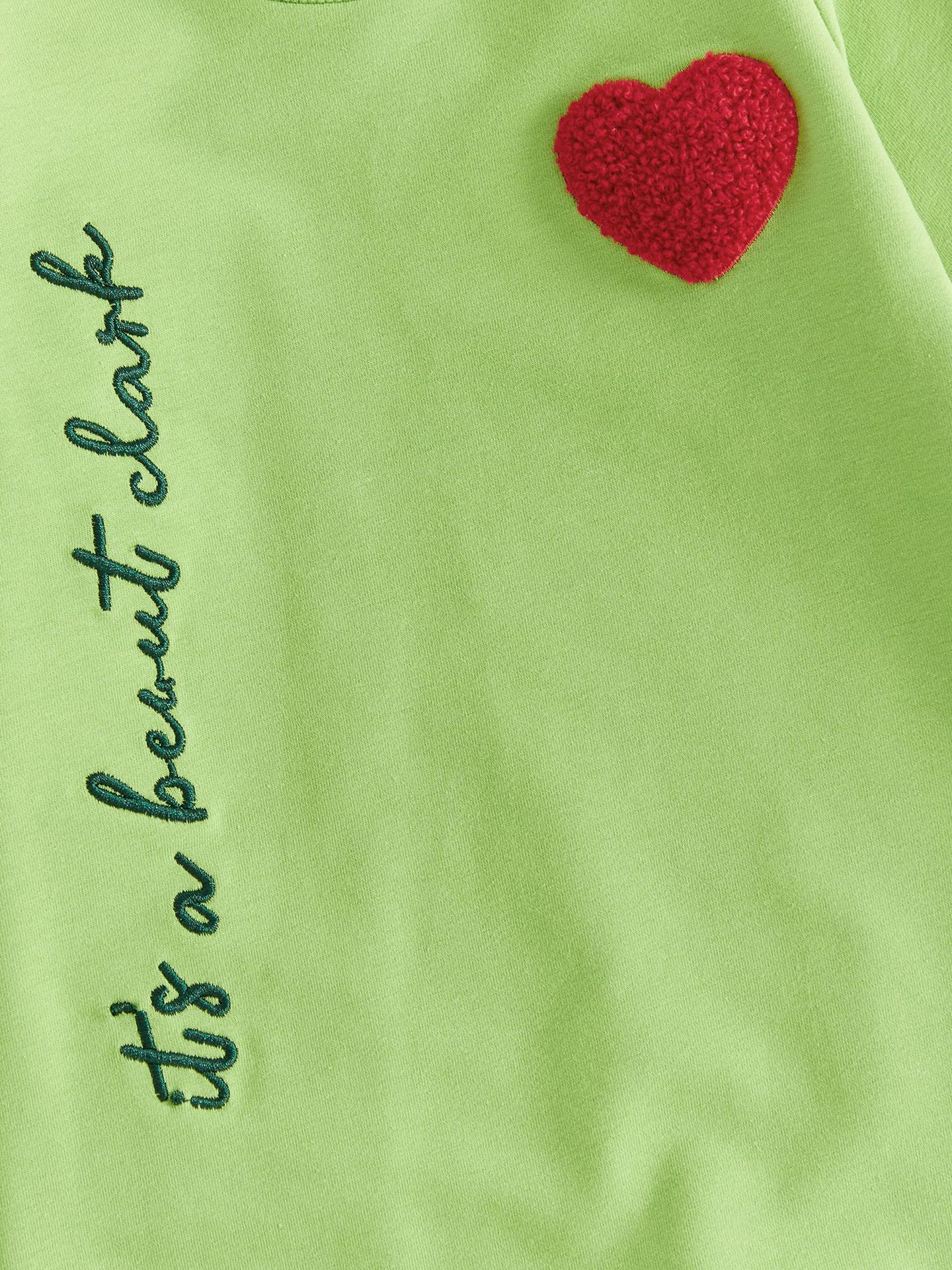 Baby Letter Heart Embroidery Romper