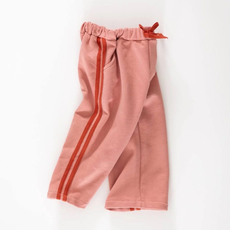 Baby Toddler Bow Tie Stripe Patchwork Pant