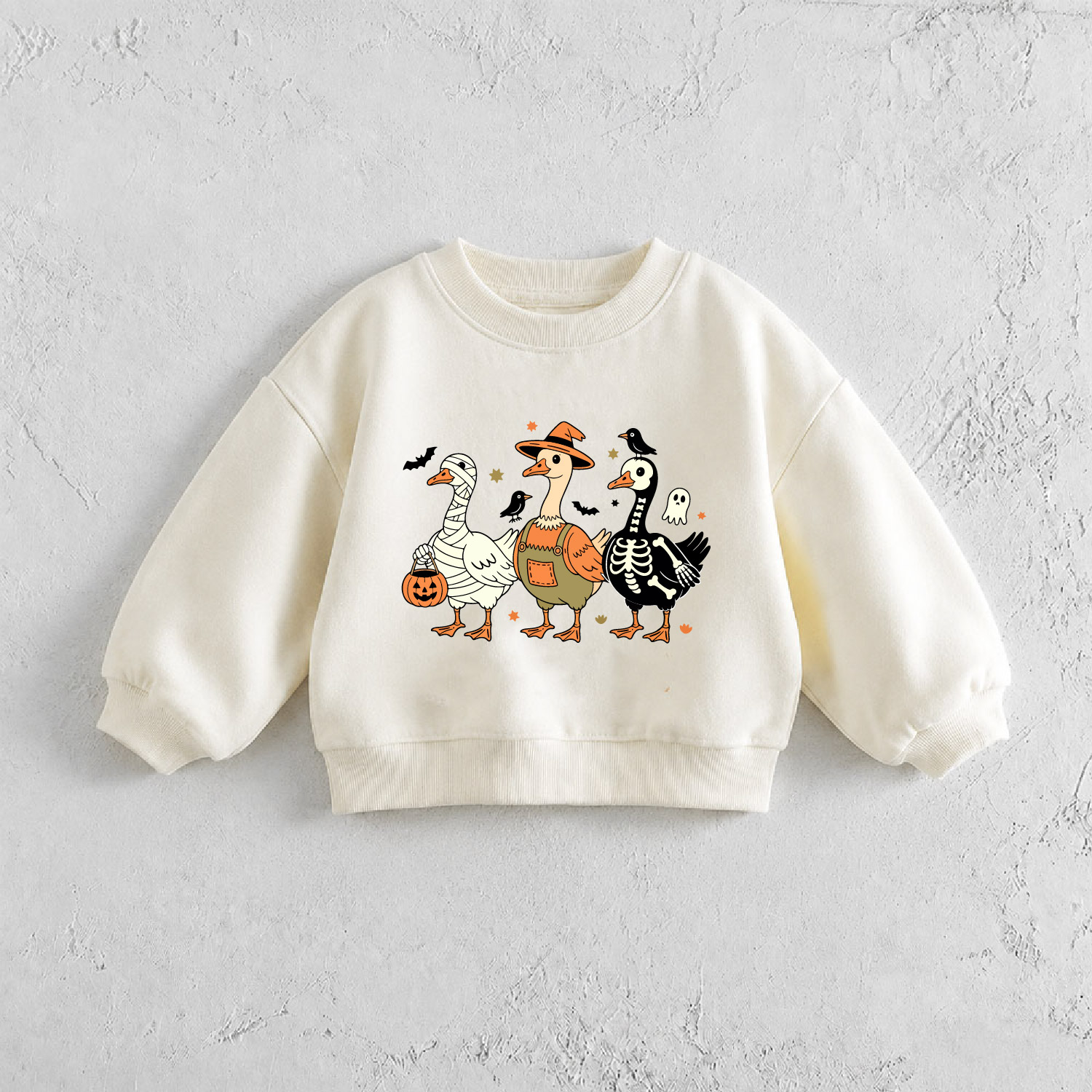 Baby & Kids Halloween Goose Pattern Sweatshirt