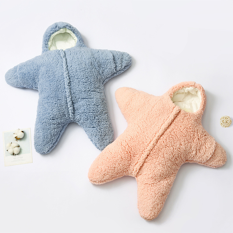 Newborn Baby Warm Starfish Romper Sleeping Bag