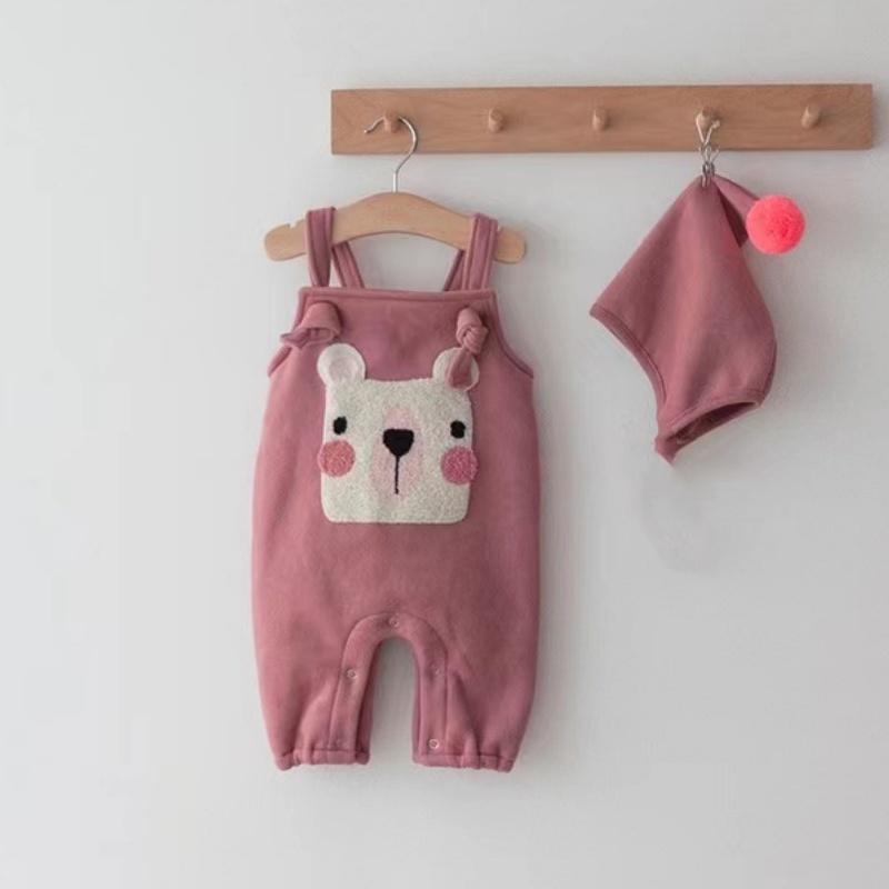 Baby Warm Cute Animal Overalls (sends hat)