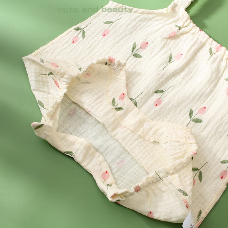 Baby Floral Sling Romper