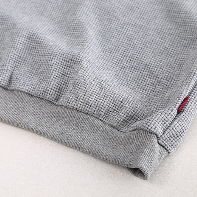 2-Piece Baby Toddler Waffle Sweatshirt Set