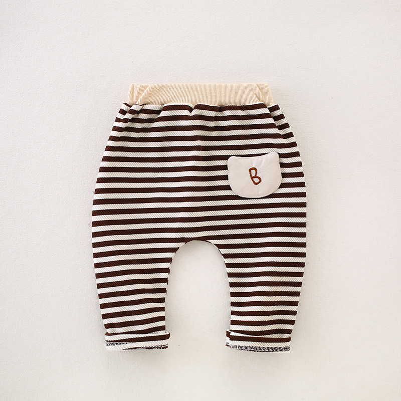 Baby Alphabet Classic Stripe Casual Pants