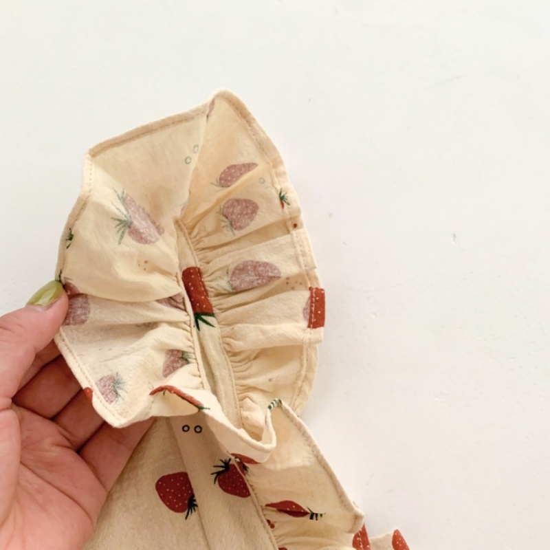 Baby Girl Strawberry Tank Romper