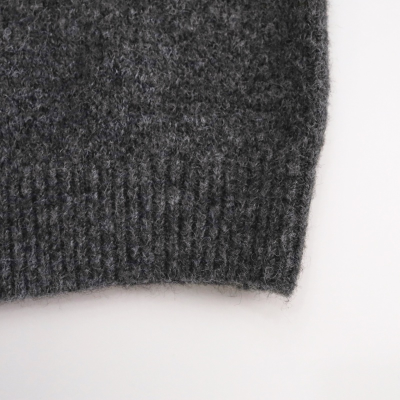 Kids' Goose Print High-Neck Sweater